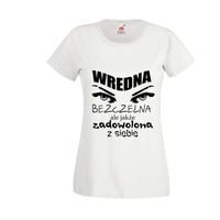 KOSZULKA Z napisem WREDNA BEZCZELNA ZADOWOLONA