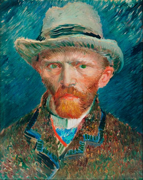 Self-portrait, Vincent Van Gogh - plakat 50x70 cm zdjęcie 1