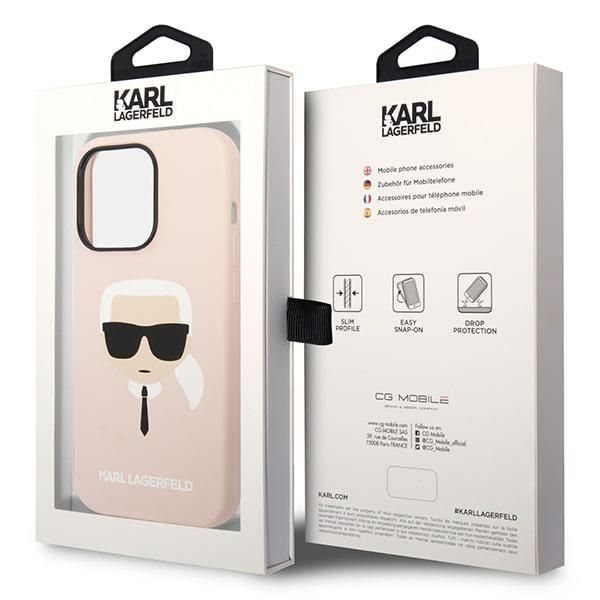 Etui Karl Lagerfeld do iPhone 14 Pro Max, Różowy, MagSafe zdjęcie 8