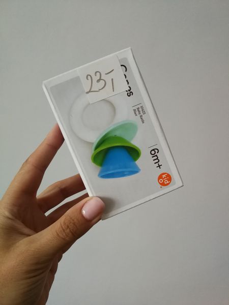 Kid O : Grzechotka Cones niebieska zdjęcie 1