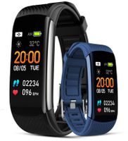 Smartband Giewont Fit&GO Duo GW200-6 - Black + Pasek Smart Navy