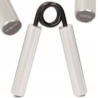 ŚCISKACZ DO ĆWICZEŃ TRENINGU RĄK DŁONI METALOWY ALUMINIOWY MOCNY OPÓR 90KG