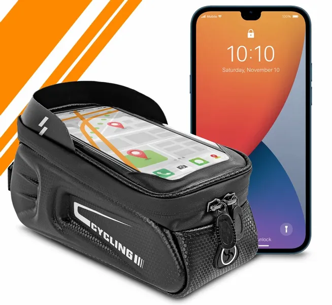 Torba Rowerowa na Ramę Sawka Etui na Telefon Rower zdjęcie 7