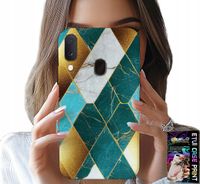 ETUI DO SAMSUNG GALAXY A20E - ELEGANCKIE MODNE WZORY CASE + FOLIA