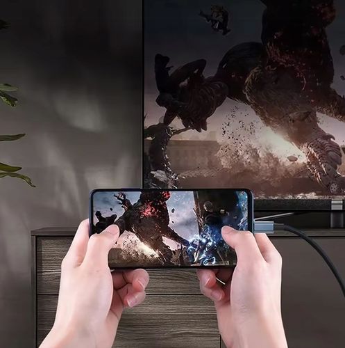 Kabel Adapter Przejściówka USB-C HDMI 4K 60Hz MHL DEX do Telefonu Macbooka na Arena.pl