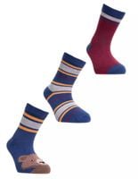 Skarpetki Dziecięce Bawełniane Skarpety Długie Wzory 3-pary MORAJ 27-30