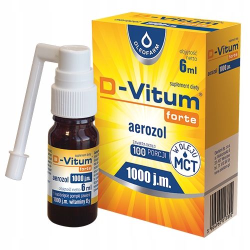 D-Vitum Forte 1000 aerozol witamina D 6 ml na Arena.pl