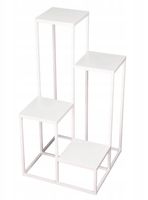 Nowoczesny Kwietnik Loft BIAŁY SIMPLE 12 009/K-12-4K-75B