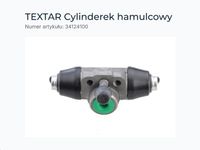 TEXTAR 34124100 Cylinderek hamulcowy AUDI, SKODA, HUNDAI, SEAT, VW