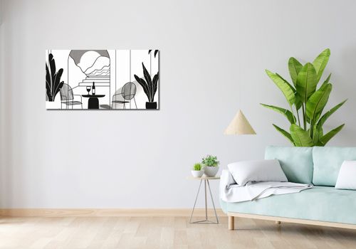 Obraz 100x50cm Relaks w Monochromie na Arena.pl