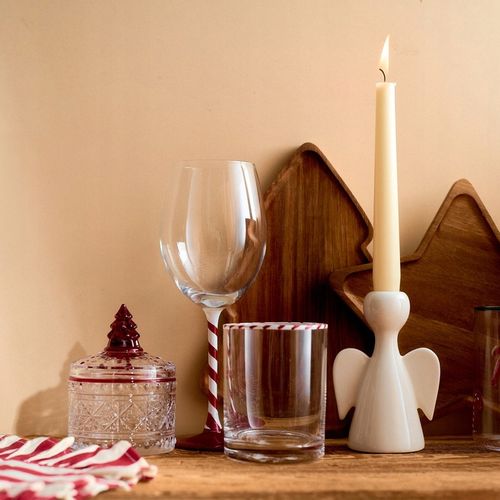 Kieliszek TWISTIES z czerwoną nóżką 0,58 l HOMLA na Arena.pl