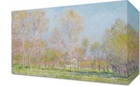Obraz 30x20cm Spring in Giverny, Monet Vintage do Salonu