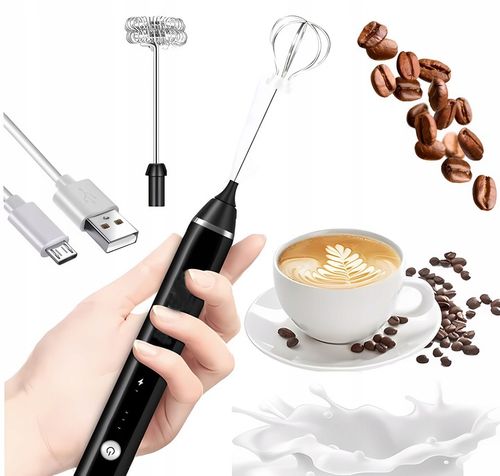 Spieniacz do mleka Frother Trzepaczka Latte Cappuccino Matcha na Arena.pl