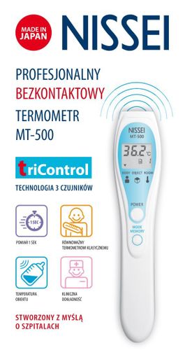 NISSEI MT-500 Termometr bezdotykowy na Arena.pl