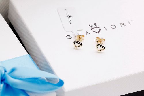 Złote kolczyki Staviori na Arena.pl