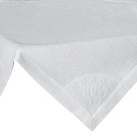 Serweta dekoracyjny z delikatnym zdobieniem ELEN 85X85 biała