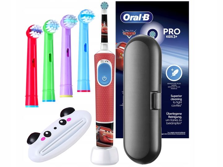 Szczoteczka Elektryczna dla Dzieci Oral-B Vitality Pro D103 Kids Auta Etui zdjęcie 8