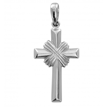 SREBRNY KRZYŻYK OZDOBNY PRÓBA SREBRA 925 GRAWER GRATIS! zdjęcie 1