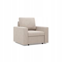 FOTEL NEO BEŻOWY KRONOS Wygodny Elegancki BONELL VELVET