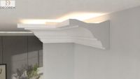 Listwa oświetleniowa ścienna LED DLOS5 10cm x 14cm sztukateria XPS DECOREM