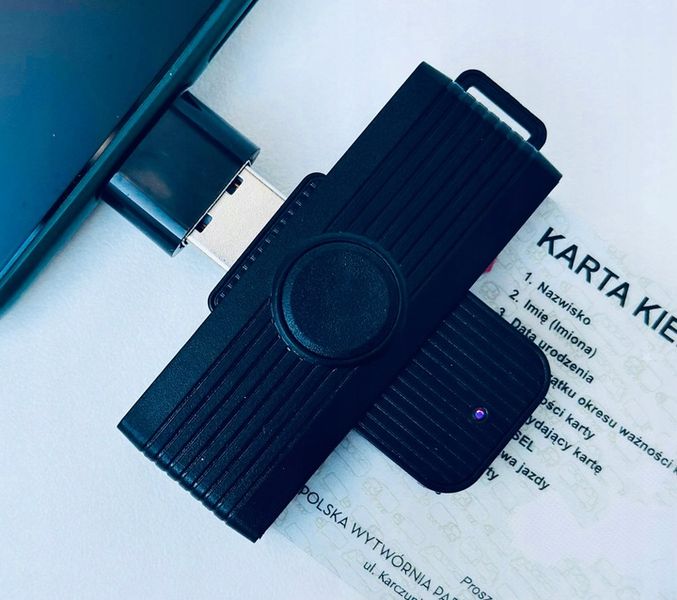 Czytnik Kart Kierowców|USB-A + USB-C + Micro USB zdjęcie 3