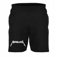 SPODENKI Z NADRUKIEM LOGO METALLICA DLA FANA ROCK