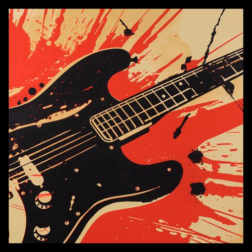 Plakat 40x40cm Gitara Elektryczna na Arena.pl