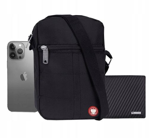 KOCHMANSKI saszetka męska na ramię z codury MAŁA na Arena.pl