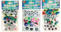 ruchome oczka 72szt. kolorowe | mt-6401