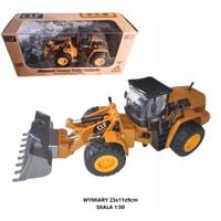 BULDOŻER KOPARKA SPYCHACZ METALOWY ZABAWKA 1:60
