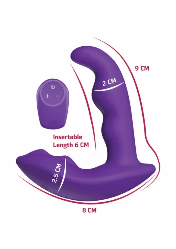 she.e.o anal stimulator vibrator z pilotem, 10 trybow, silikonowy na Arena.pl