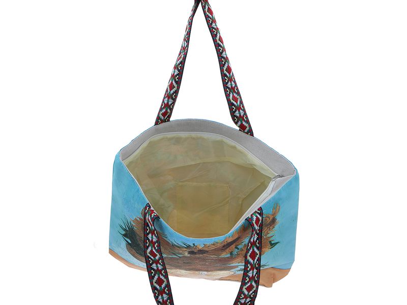 Torba na suwak z nadrukiem dwustronnym- V. van Gogh, Słoneczniki zdjęcie 2