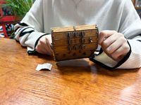 Łamigłówka Escape Room Skrzynia Skarbów Drewniane Puzzle Box 3D Wooden.City