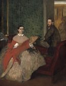 Edmondo and Thérèse Morbilli, Edgar Degas - plakat 60x80 cm