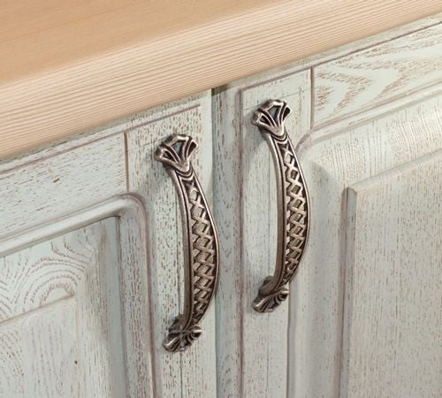 UCHWYT DO MEBLI ANTARES 15133Z12800.19 Rozstaw w mm - 128, Kolor pokrycia - Stara stal na Arena.pl