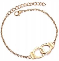 Bransoletka Regulowana na Dłoń Kajdany "Freedom" Wolność Symbol Biżuteria