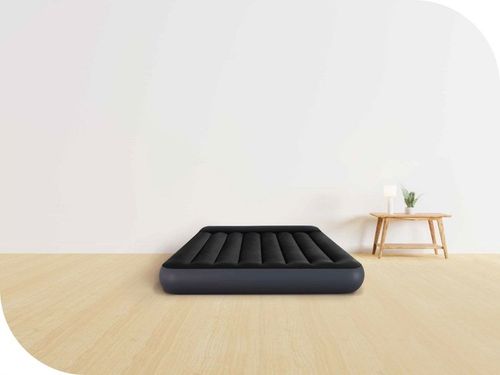 Materac Dmuchany Dwuosobowy Welurowy Łóżko Intex z Pompką MODEL 2024 na Arena.pl