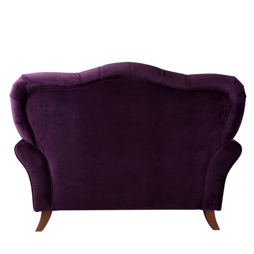 Sofa welurowa Carmen fioletowa na Arena.pl