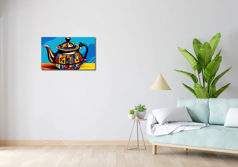 Obraz 70x40cm Może Herbatki? zdjęcie 2