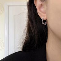 Kolczyki wiszace kolczyki damskie srebrne 925 Gotyk, Rock, Punk, Boho, Wąż