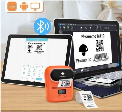 Phomemo M110 termiczna drukarka etykiet termicznych z Bluetooth Android IOS na Arena.pl
