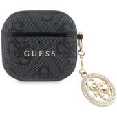 etui guess 4g strass charm do airpods 4  czarny