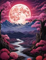 Plakat 50x65cm Różowa Kraina Marzeń