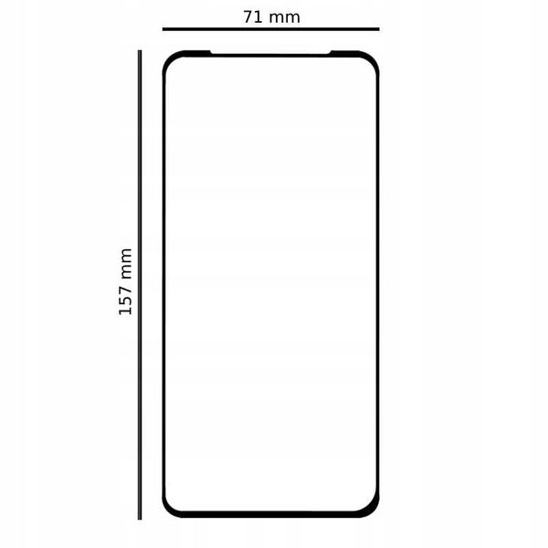 Spacecase Glass 5D Redmi Note 9S/9 Pro zdjęcie 4