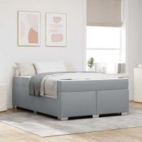 Ramka łóżka Inny Jasnoszary 140 x 200 cm tkanina