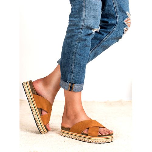 Camelowe Klapki Boho r.39 na Arena.pl