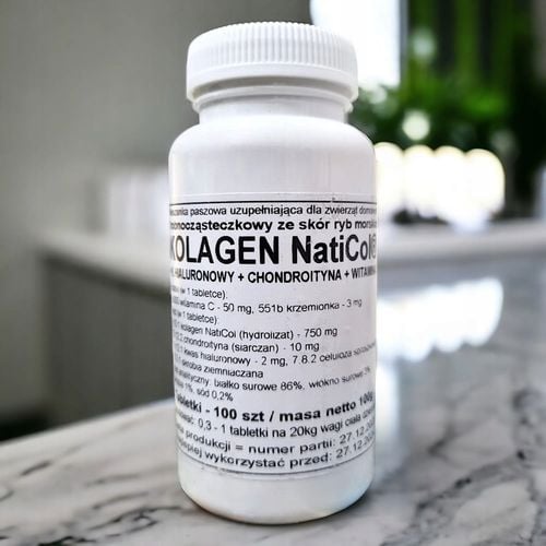Podkowa NatiCol Kolagen z Ryb Morskich - 100 Tab. - Zdrowie Stawów i Skór na Arena.pl