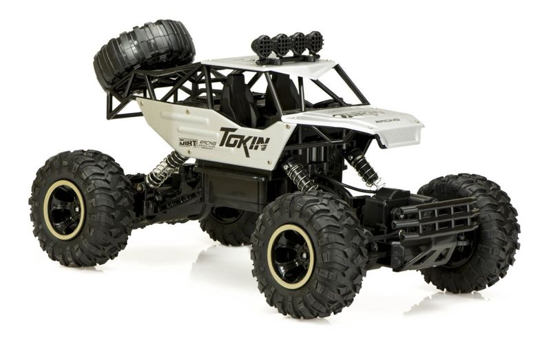 Samochód RC Rock Crawler 1:12 4WD METAL srebrny zdjęcie 4