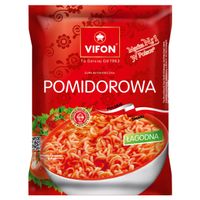 VIFON ZUPA BŁYSKAWICZNA zupka chińska polskie smaki POMIDOROWA 65g ŁAGODNA