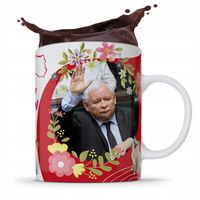 Kubek Full Print Prezesa Jarosław Kaczyński Pis Z Nadrukiem Ze Zdjęciem